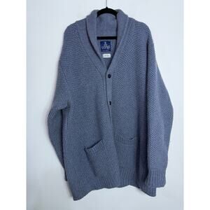 CORGI CASHMERE SHAWL CARDIGAN INKWELL BLUE
Regular price $1,595.00 Size XXL